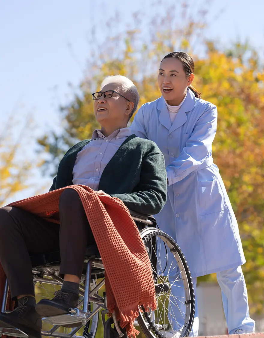 患慢性或退化性疾病需要专业的护理人员